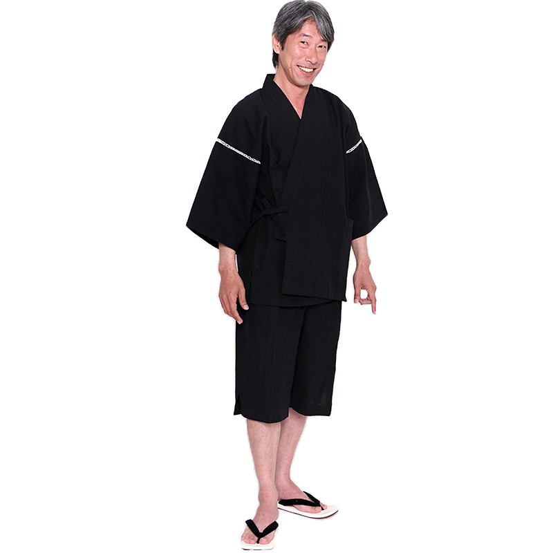 甚平（じんべい）泡沫　モデル着用画像