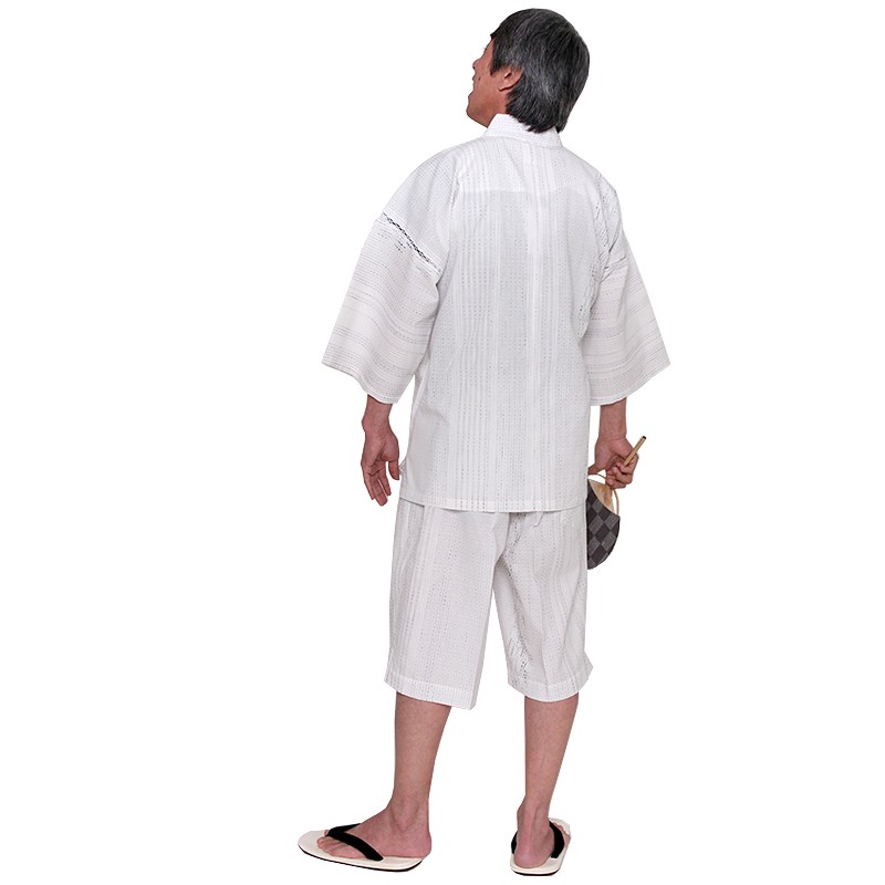 甚平（じんべい）泡沫　モデル着用画像