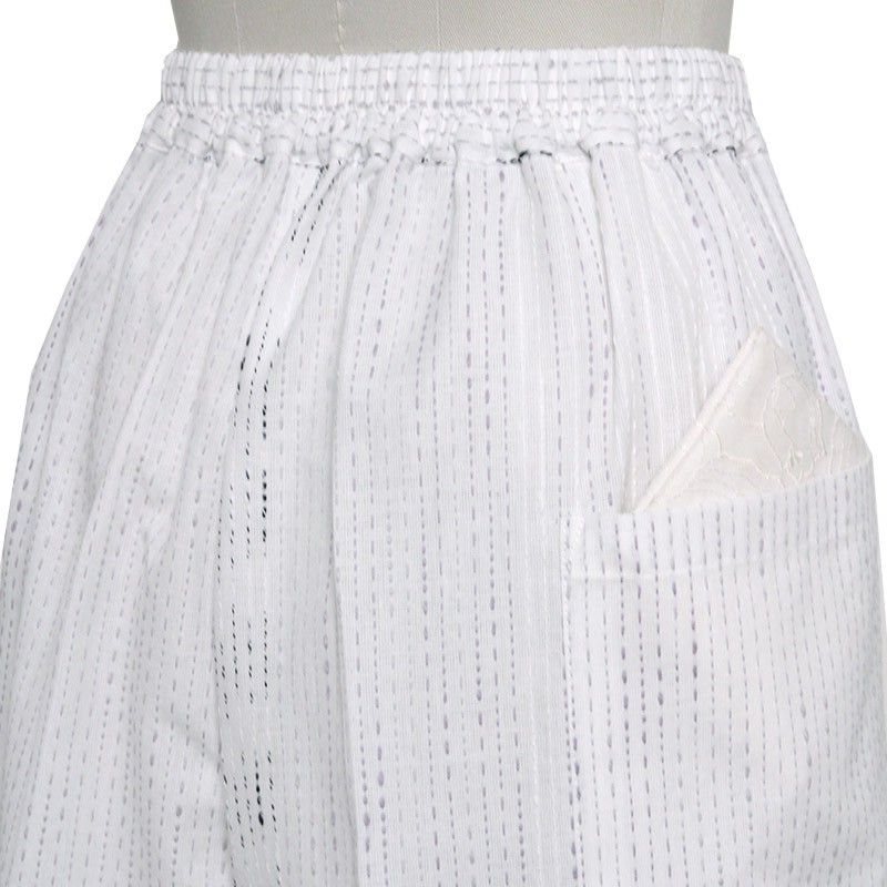 甚平（じんべい）泡沫　パンツ後ろポケット