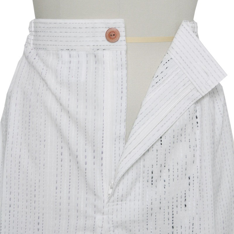 甚平（じんべい）泡沫　パンツ前ボタン開き