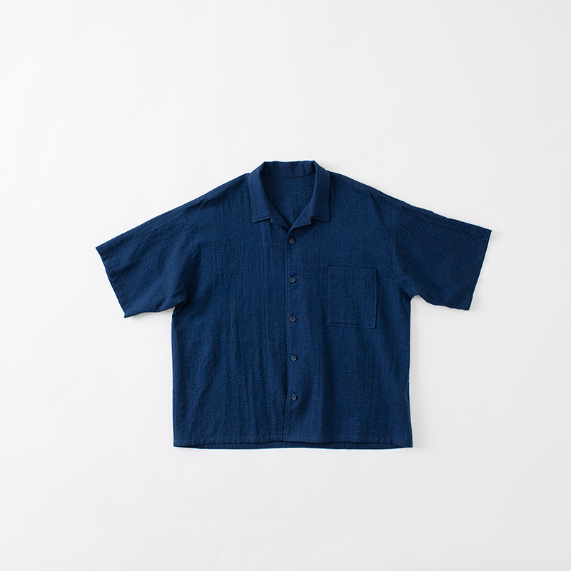 YAYA SHIJIRA OPEN COLLAR SHIRT ブラック/ネイビー/グリーン/ホワイト...