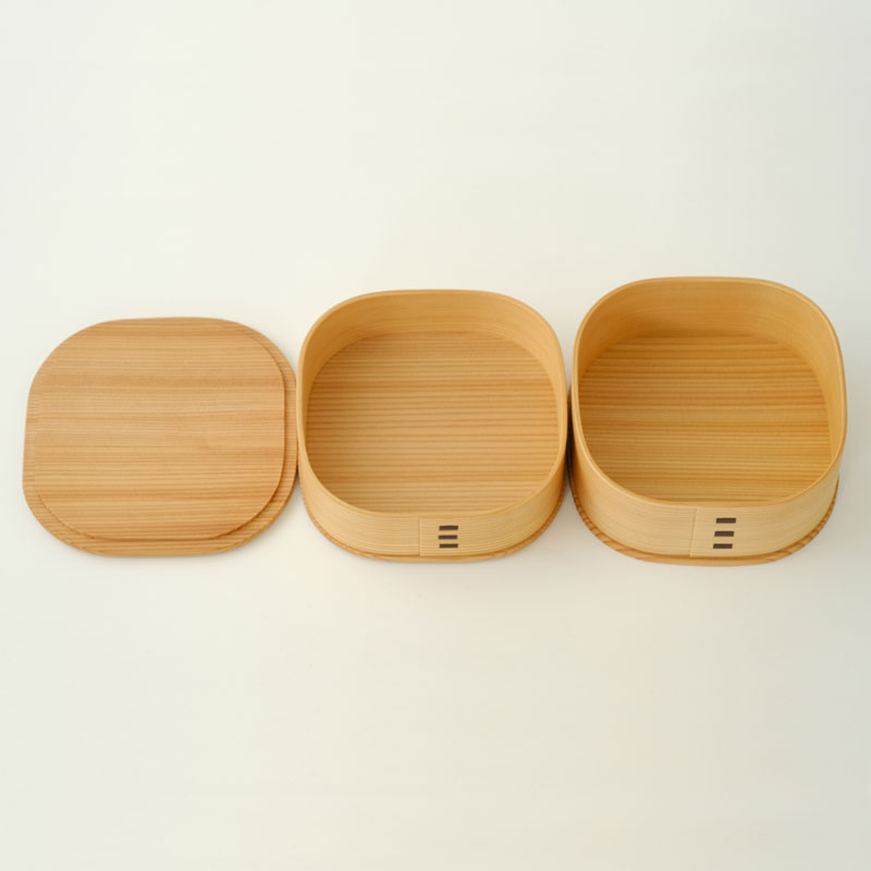 みよし漆器本舗 お弁当箱 大館工芸社 曲げわっぱ くつわ 弁当箱