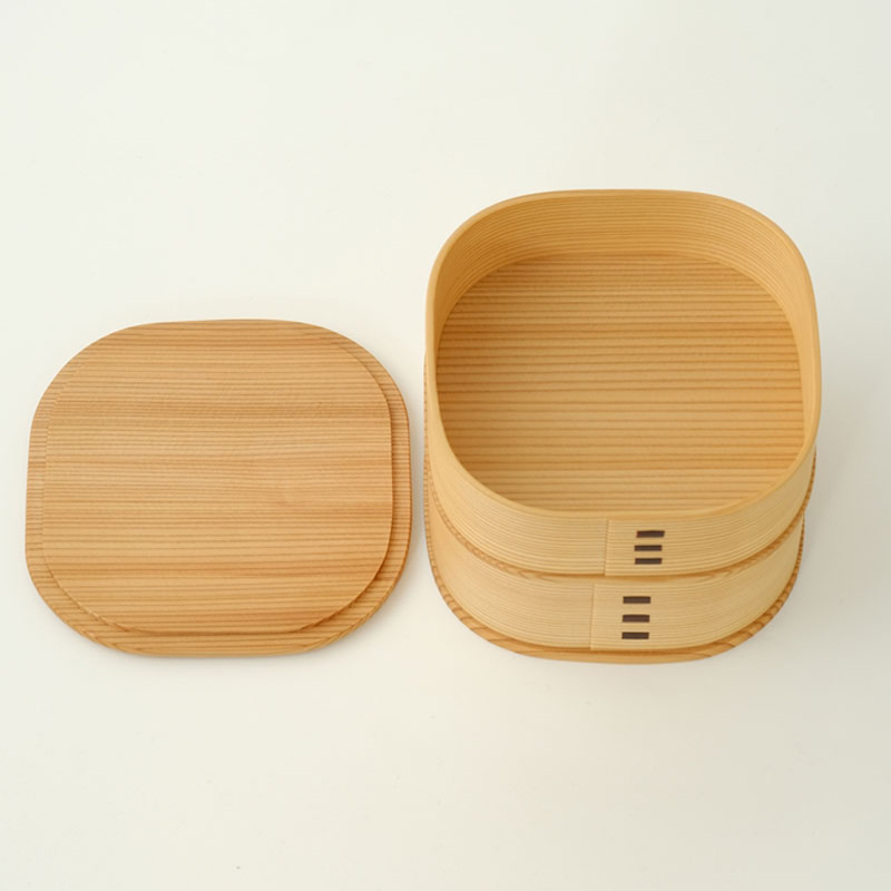 みよし漆器本舗 お弁当箱 大館工芸社 曲げわっぱ くつわ 弁当箱 秋田杉