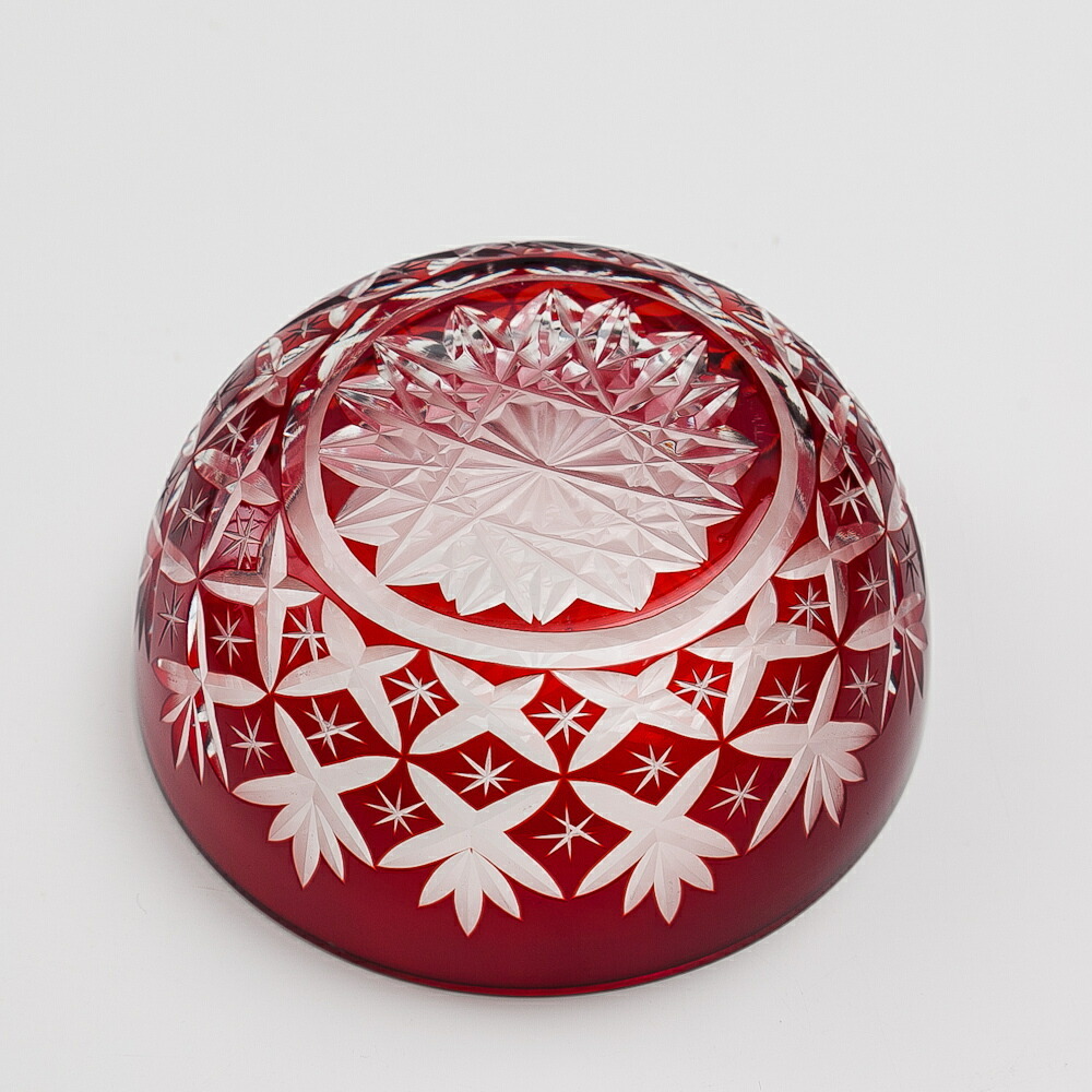 みよし漆器本舗 切子 小鉢皿 ガラス おしゃれ 皿 器 うつわ デザート皿