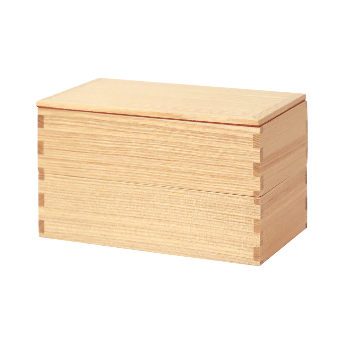 みよし漆器本舗 弁当箱 二段 900ml 小 お弁当箱 2段 松屋漆器店 白木塗