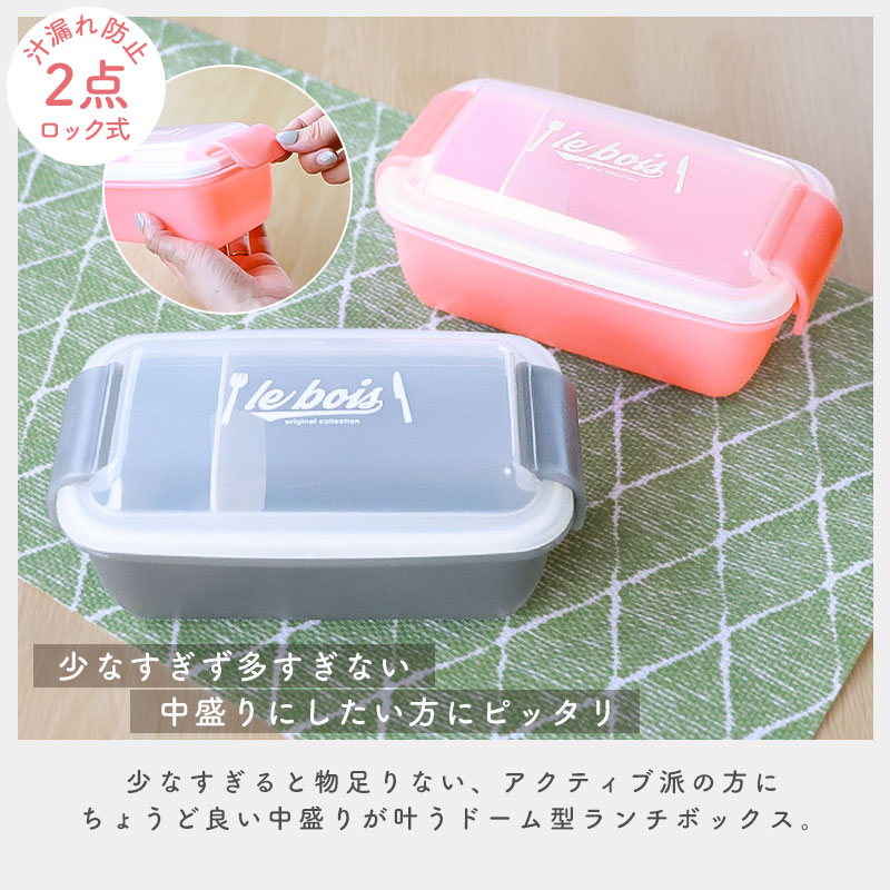 10%OFF 弁当箱 560ml 1段 電子レンジ対応 食洗機対応 日本製 2点ロック