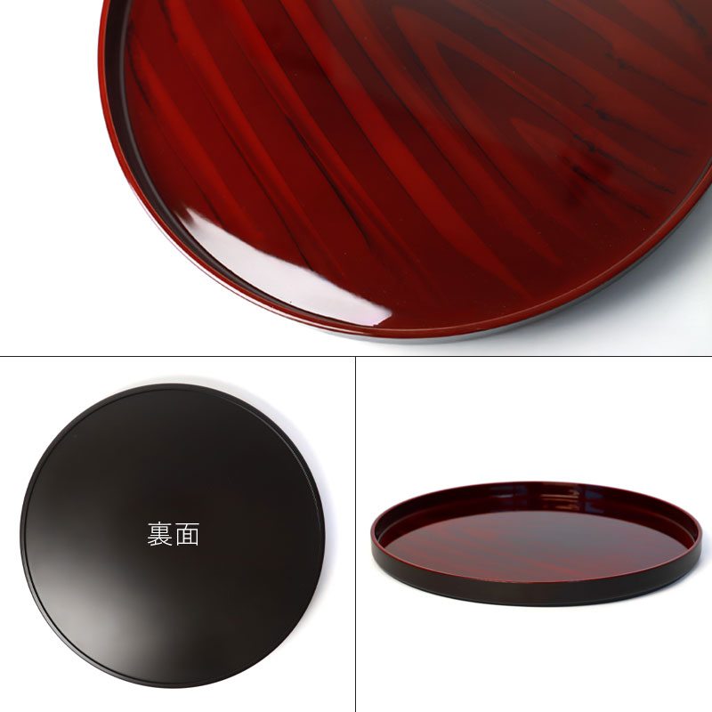 漆塗りトレー 45cm 赤　4セット 漆塗りトレー 45cm 赤 4枚セット - メルカリ