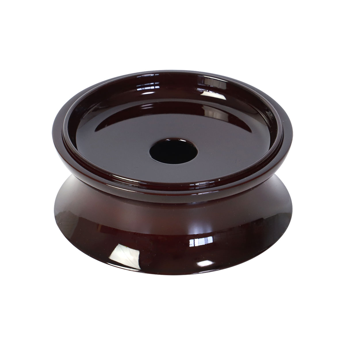 みよし漆器本舗 りん台 2.5寸 7.5cm 仏具 日本製 リン台 おりん台 無地