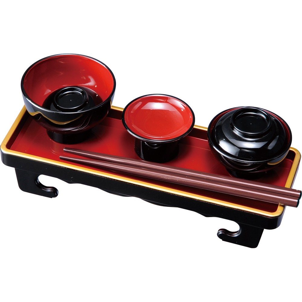 みよし漆器本舗 仏膳セット 6.5寸 19.5cm 日本製 供え物 供物 仏具