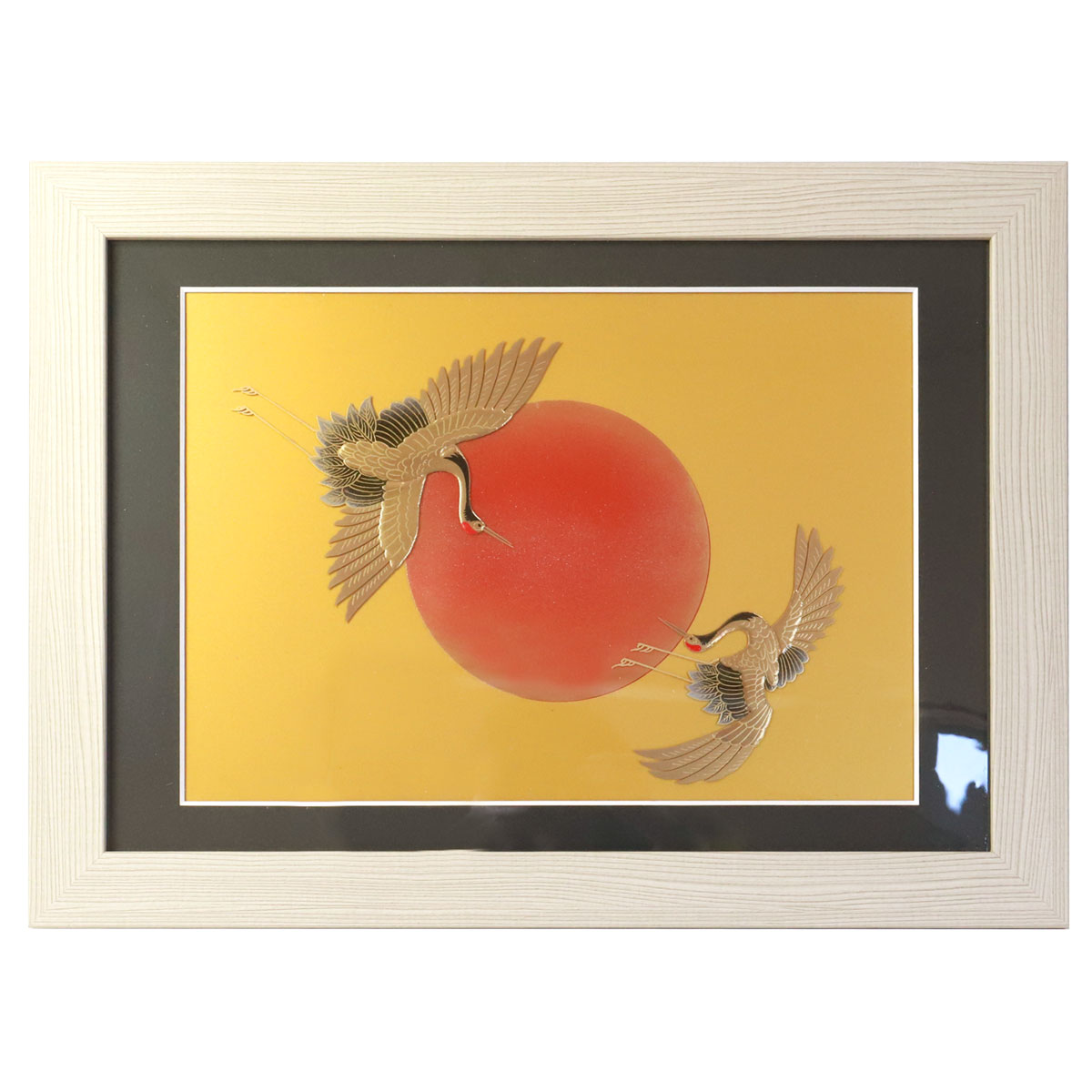 絵画 浮世絵 額縁 付き 48cm インテリア 日本画 葛飾北斎 富嶽三