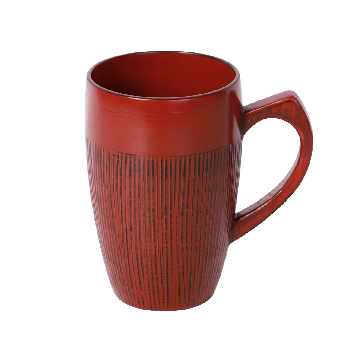 みよし漆器本舗 50%OFF マグカップ 天然木製 コップ 300ml 根来 曙 漆