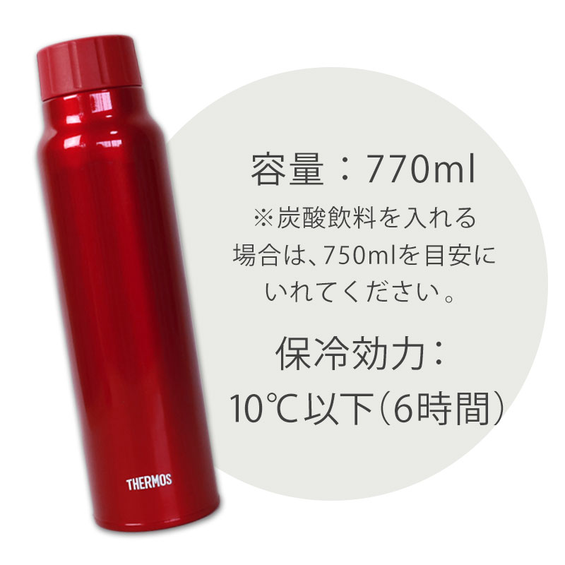 Amazon | サーモス 水筒 保冷 炭酸飲料ボトル 750ml FJK-750