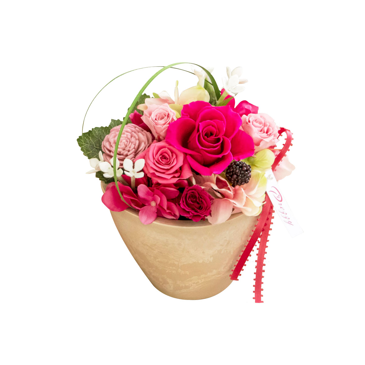 プリザーブドフラワー クリアケース入り クレール 母の日 ギフト お花