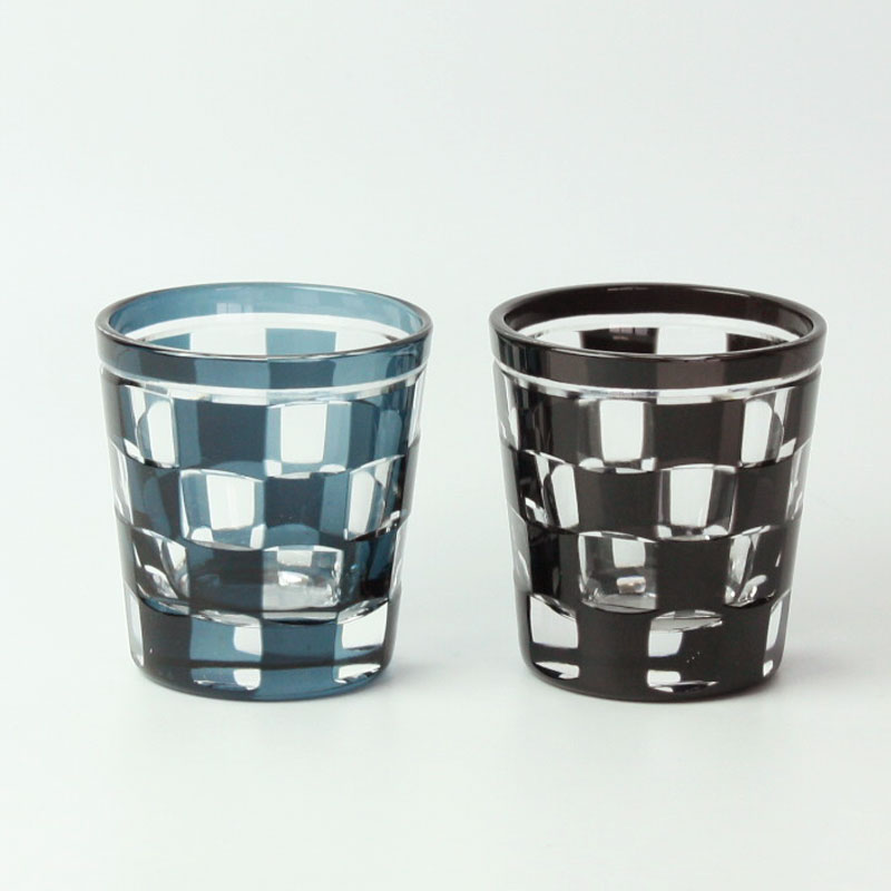 みよし漆器本舗 10%OFF ショットグラス 切子グラス ペアセット 桐