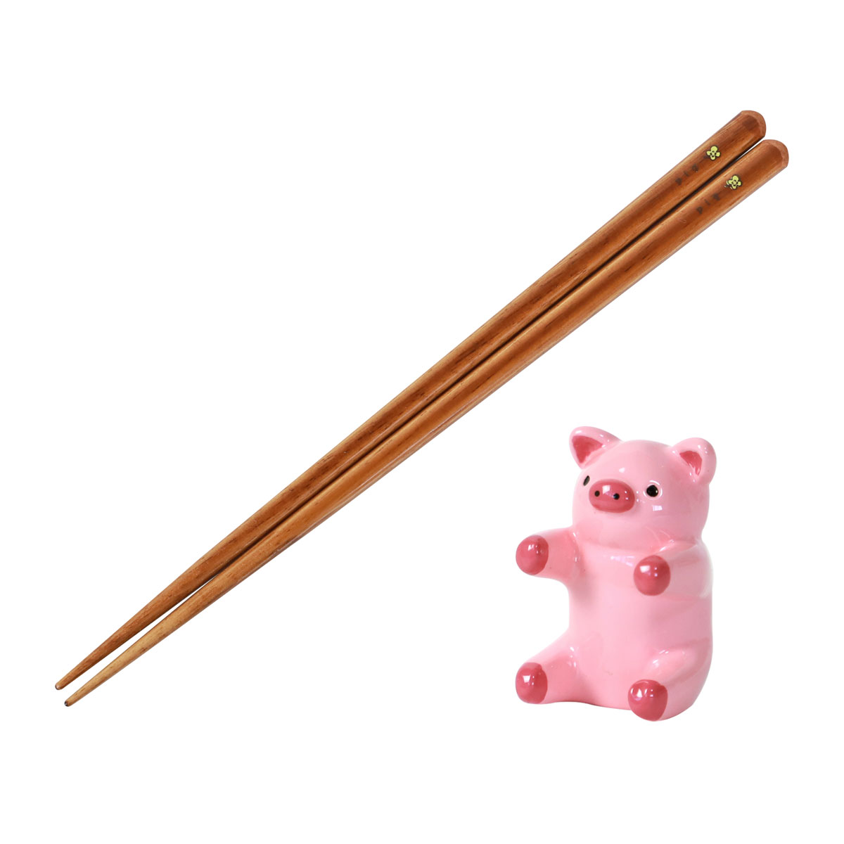みよし漆器本舗 【10％OFF】 箸 箸置き セット アニマル はしっ