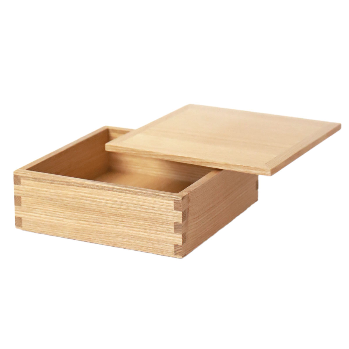 みよし漆器本舗 重箱 一段 5寸 15cm 松屋漆器店 白木塗 タモ 木製