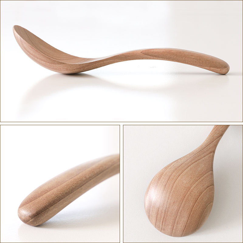 20%OFF】 レンゲ お玉 木製 取り分け 21.5cm ヒメツバキの木 さくらの