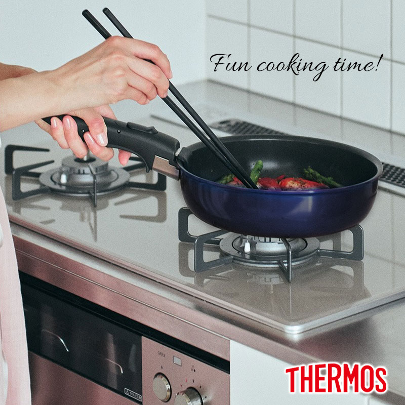 みよし漆器本舗 5%OFF THERMOS サーモス 取っ手のとれるフライパン