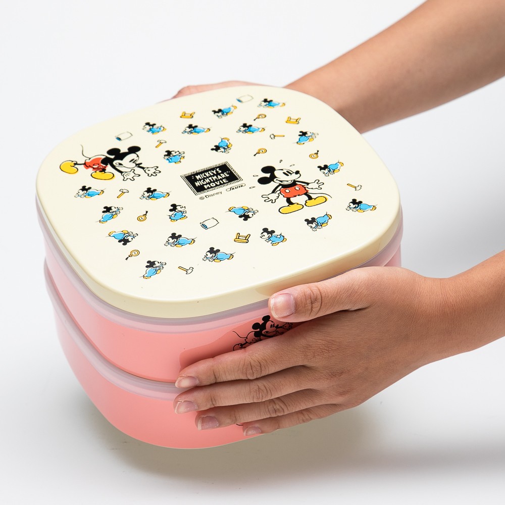 みよし漆器本舗 Disney ミッキー NM 2段 オードブル 重箱 お重箱 親子