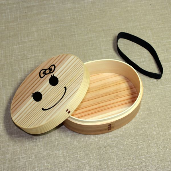 みよし漆器本舗 お弁当箱 まげワッパちゃん 曲げわっぱ お弁当箱 500ml