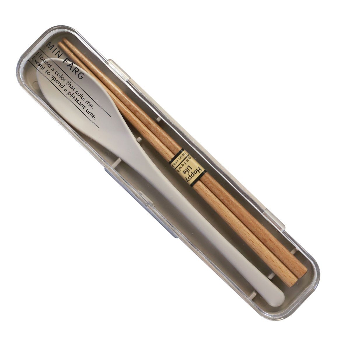 みよし漆器本舗 お箸 スプーン セット ケース付き コンビセット 18cm