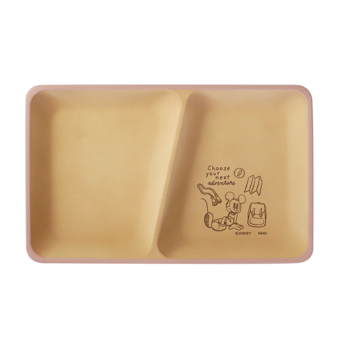 みよし漆器本舗 ミッキーマウス プレート 仕切り お皿 スクエア