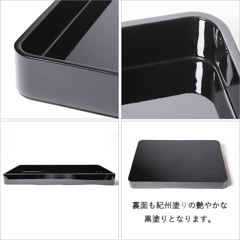 賞状盆 紀州塗り 木製 2尺3寸 70.5cm 内寸68.5cm 本漆塗り 日本製