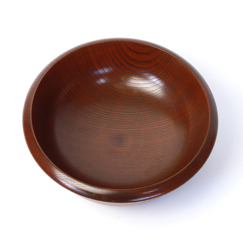 みよし漆器本舗 50％OFF 木製 多用鉢 渕太 20.5cm 漆塗り 盛り鉢 皿