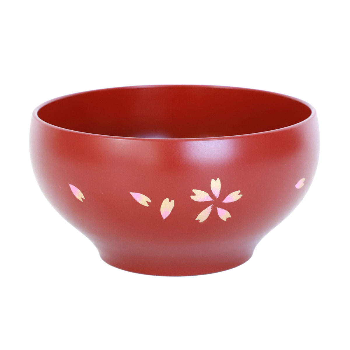 みよし漆器本舗 会津漆器 汁椀 会津塗り 手描き桜 お椀 スープボウル