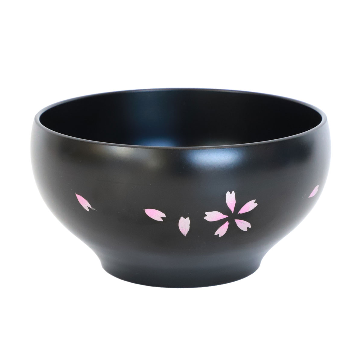 みよし漆器本舗 会津漆器 汁椀 会津塗り 手描き桜 お椀 スープボウル