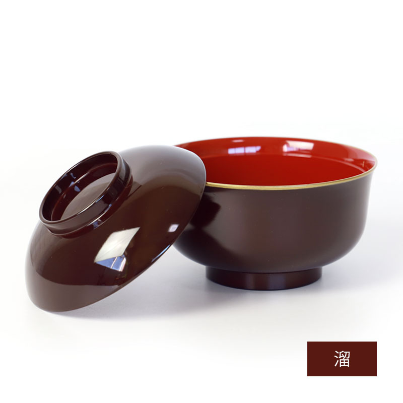 みよし漆器本舗 蓋付き 羽反 雑煮椀 おしゃれ 電子レンジ対応 食