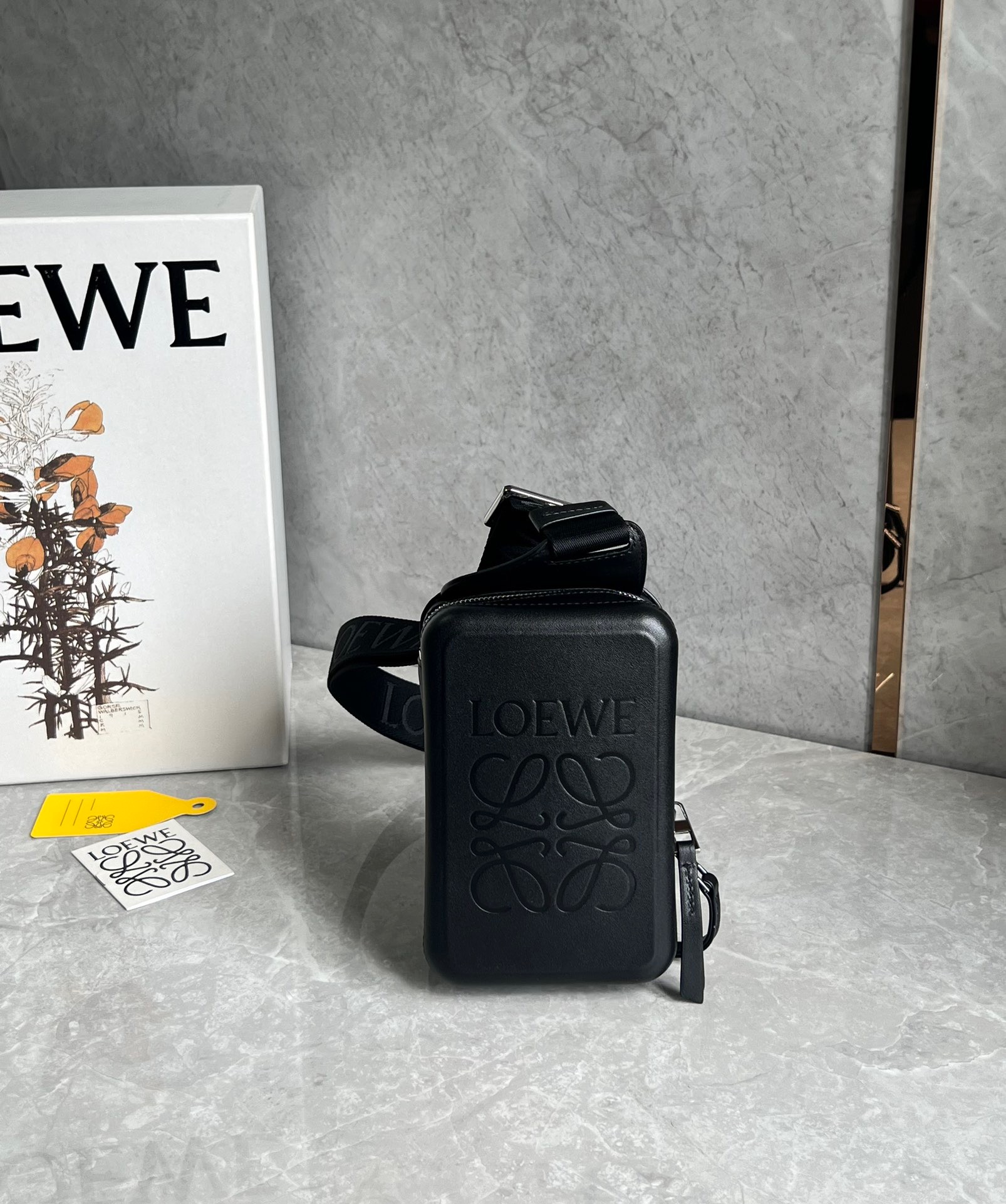 LOEWE ロエベ loewe Molded Sling カメラ クロスボディバッグ ミニ モールデッド スリング（スムースカーフ） 新品 ブランド  バッグ