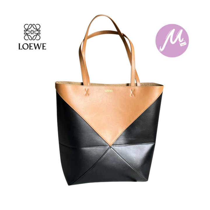 大人気 LOEWE ロエベ loewe パズルフォルド トート （シャイニーカーフ