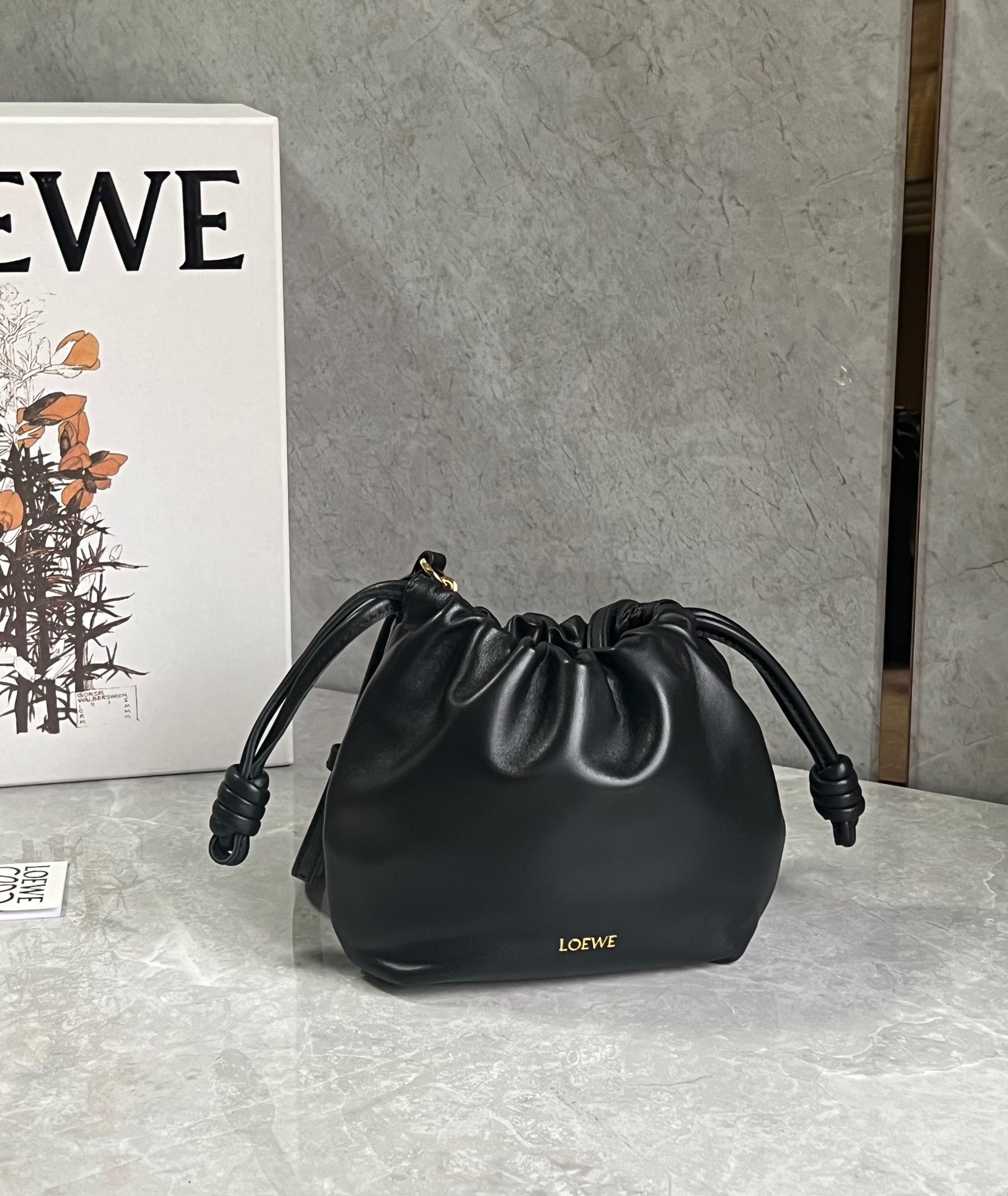 関税送料込★LOEWE*FLAMENCO フラメンコ パース バッグ 3way パース ブラック（黒）系 LOEWE FLAMENCO(ロエベ フラメンコ