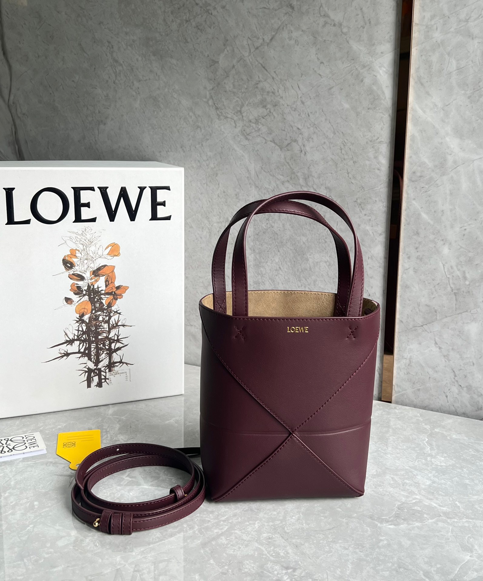 LOEWE 大人気 ロエベ loewe パズルフォルド トート ミニ puzzle