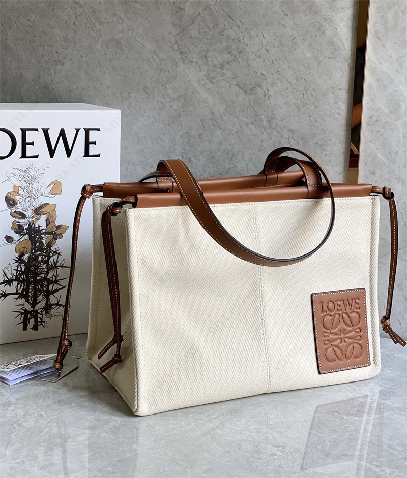 LOEWE ロエベ トートバッグ クッショントート キャンバス カーフ