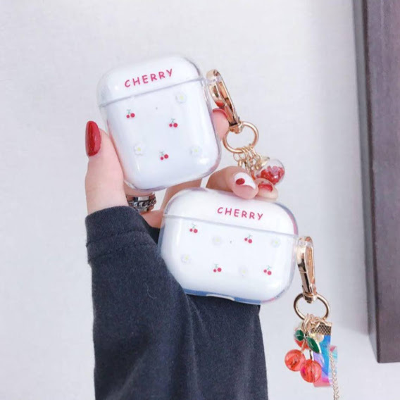 エアポッズ エアポッズケース AirPods pro ケース クリア カバー 透明 プロ シリコン 花 さくらんぼ チェリーかわいい 韓国 量産型 |  | 06