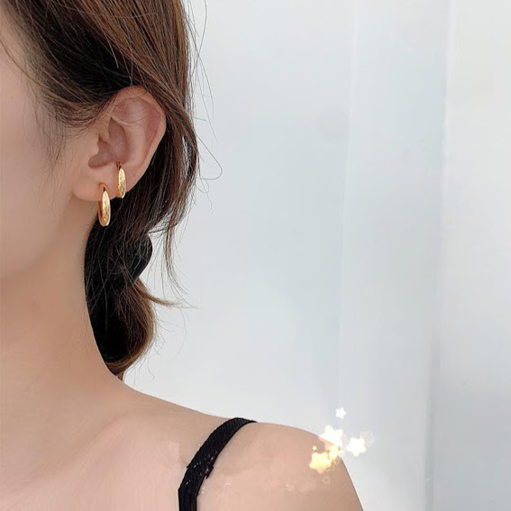 フープピアス 大きめ ピアス ゴールド 大ぶり 大き目 フープ エイトラウンド 2連 イヤーカフ イヤーカフス 韓国 アクセサリー おしゃれ カジュアル ギフト 太め |  | 05