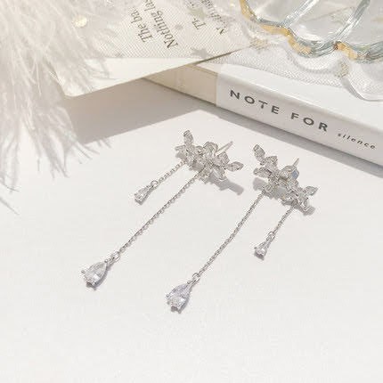 ピアス レディース シルバーピアス ロングピアス 2wayピアス