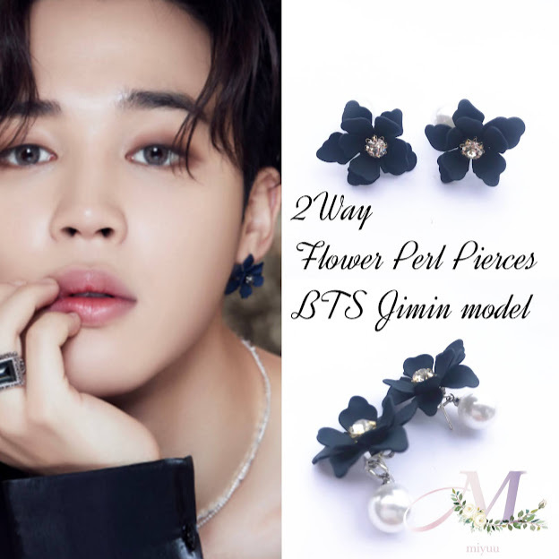 Qoo10] ピアス メンズ 芸能人 おしゃれ フラワ