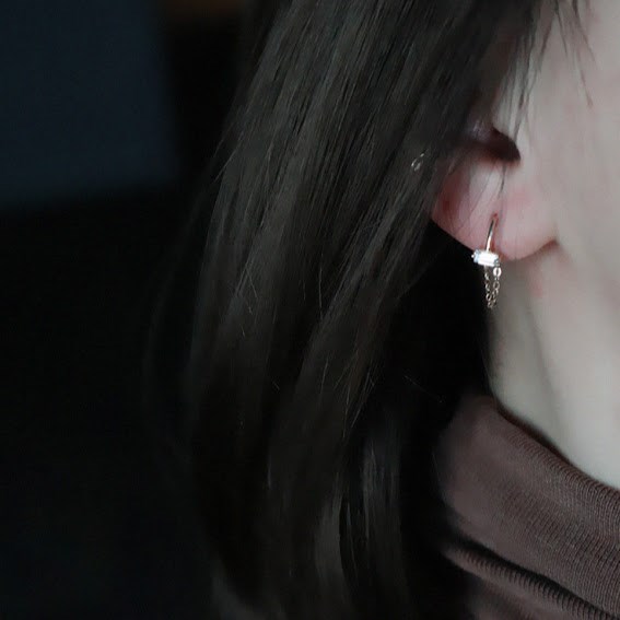 小さいピアス ピアス フープ 小さめ フープピアス 小さい チェーン アレルギー対応 揺れる 小ぶり 14K 14金 ジルコニア ゴールド シルバー レディース |  | 02
