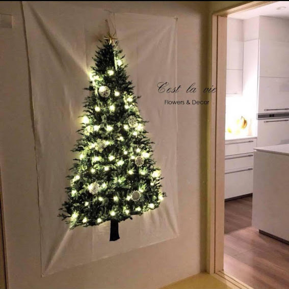 タペストリー クリスマスタペストリー 大判 ツリー 壁掛け 布 インテリア 飾り付け おしゃれ 海外雑貨 壁飾り ウォールデコレーション |  | 02