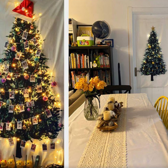 タペストリー クリスマスタペストリー 大判 ツリー 壁掛け 布 インテリア 飾り付け おしゃれ 海外雑貨 壁飾り ウォールデコレーション |  | 03