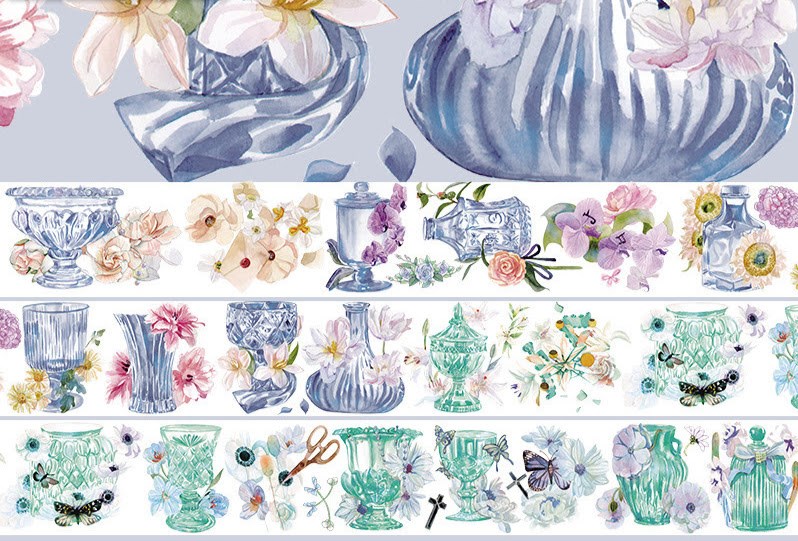 非売品 petテープ 海外マステ 14本】 まとめ売り 断捨 素材
