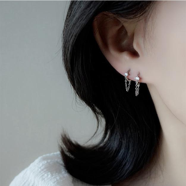 小さいピアス ピアス フープ 小さめ フープピアス 小さい チェーン アレルギー対応 揺れる 小ぶり 14K 14金 ジルコニア ゴールド シルバー レディース |  | 09