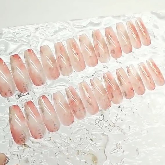 つけ爪 ロングネイルチップ クリア ロング ネイル ジェルネイル ワン
