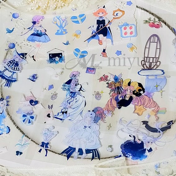 コラージュ素材 セット コラージュシール フレークシール かわいい