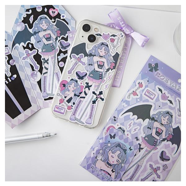 コラージュ/人物ステッカー/装飾ステッカー❤️まとめ売り コラージュシール人物 フレークシール 人物 シール 女の子 病み