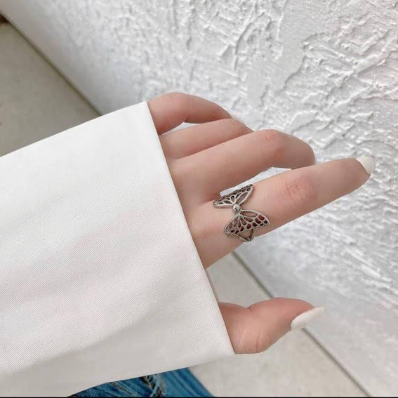 指輪 レディース 13号 まで調整可 オープンリング フリーサイズ 50代