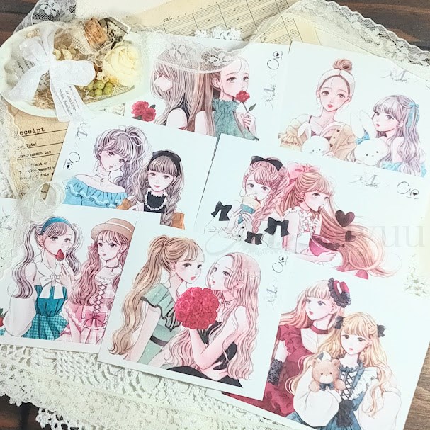 シール おしゃれ ステッカー セット 女の子 コラージュ素材 花